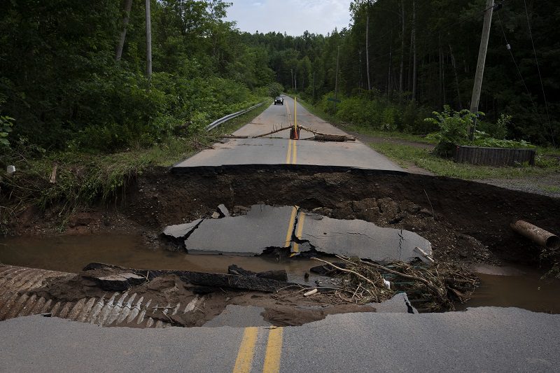 Flooding in Nova Scotia in July 2023