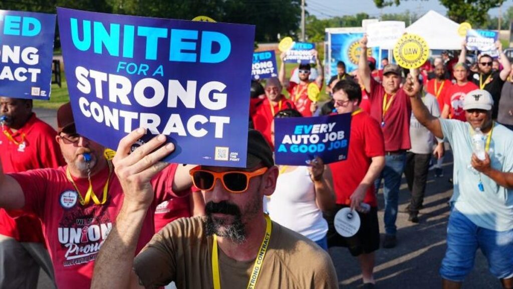 How Anti-Union Billionaire Elon Musk Helped Spark UAW Strikes