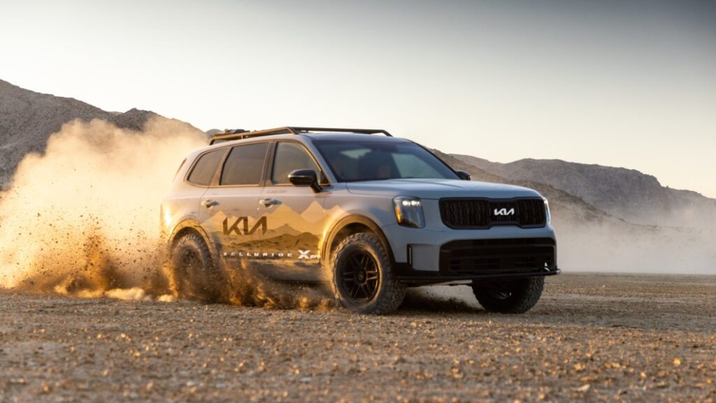 Kia Telluride with off-road modifications unveiled for the Rebelle Rally