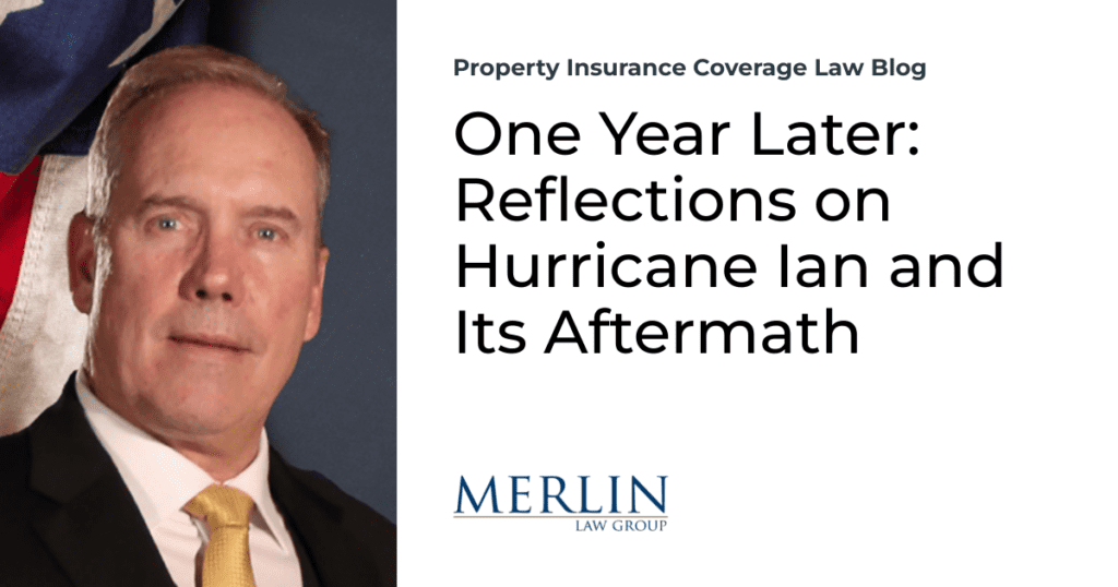 One Year Later: Reflections on Hurricane Ian and Its Aftermath