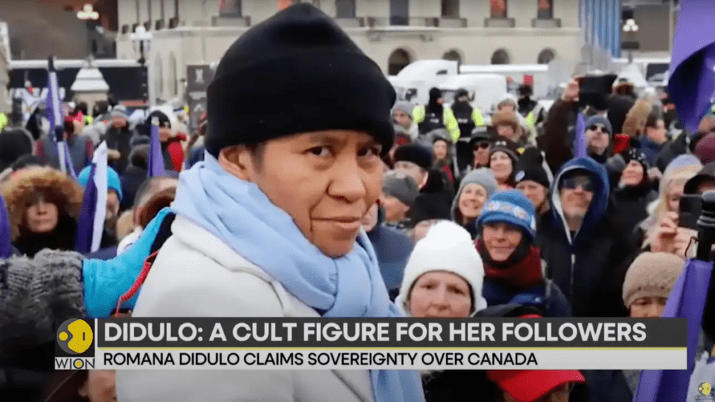 RV-Driving Q-Anon 'Queen Of Canada' Cult Leader Chased Out Of Town In Just 6 Hours