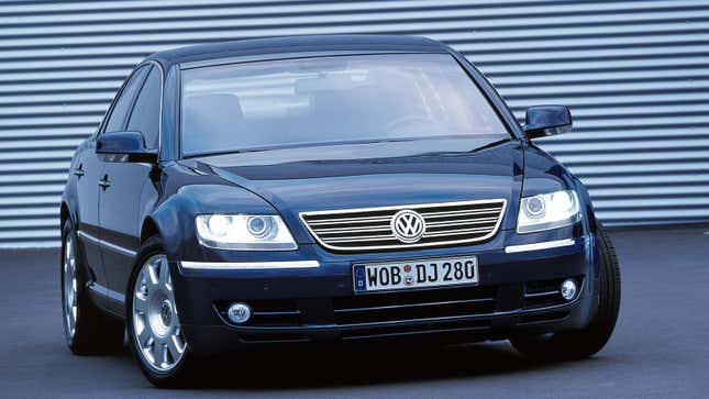 A photo of a VW Phaeton sedan. 