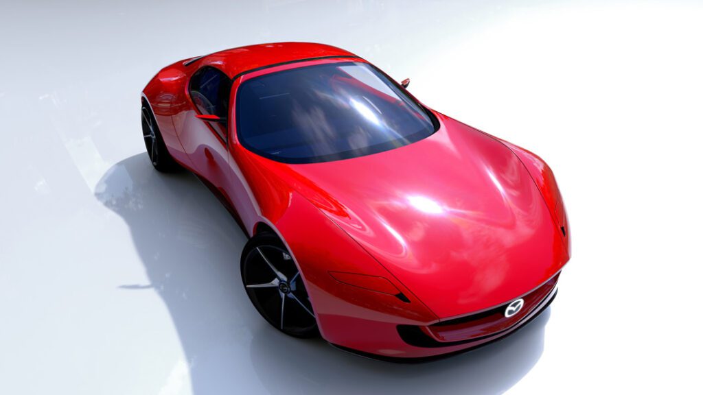 Mazda Iconic SP is an RX-7-inspired rotary hybrid sports car concept