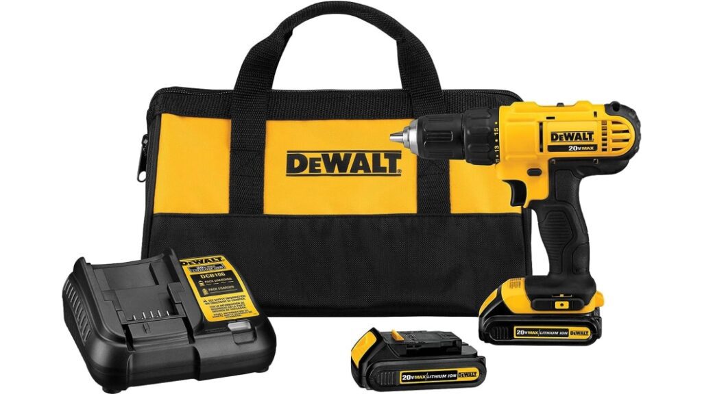 Snag this DeWalt Cordless Drill/Driver Kit for 58% off right now at Amazon