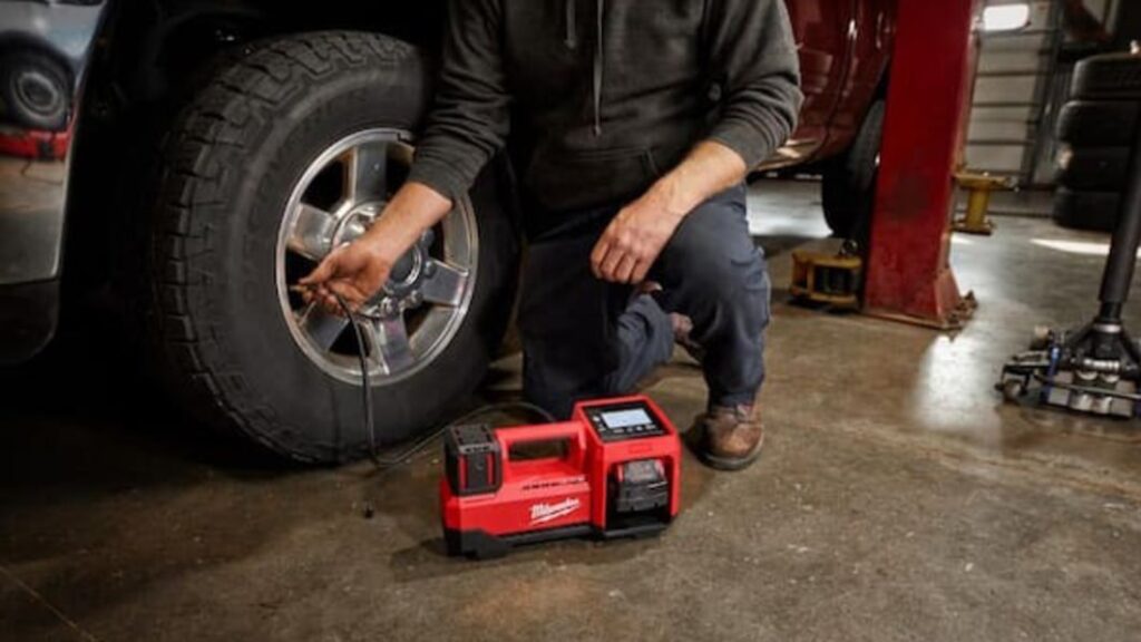 This Milwaukee tire inflator is an impressive 60% off at The Home Depot