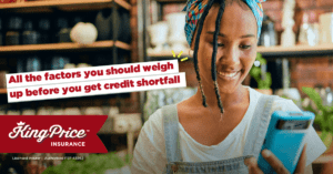 All the factors you should weigh up before you get credit shortfall