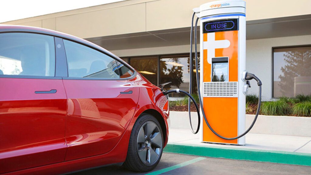 ChargePoint begins rollout of NACS cables to EV charging network