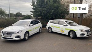 Electric Vehicles belonging to Go Taxi