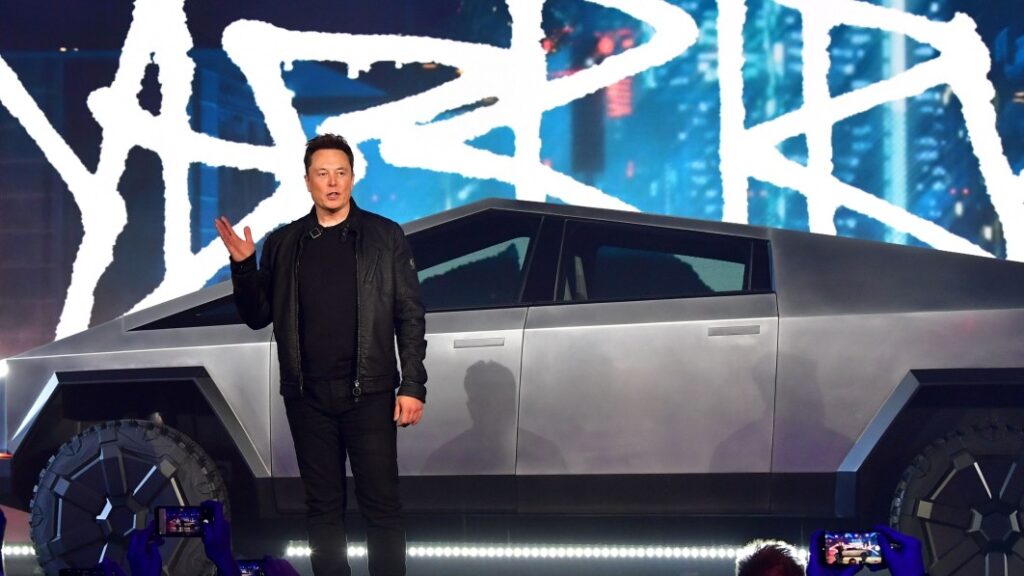 Elon Musk's lesson in free advertisement: Drive a Tesla Cybertruck to F1 race