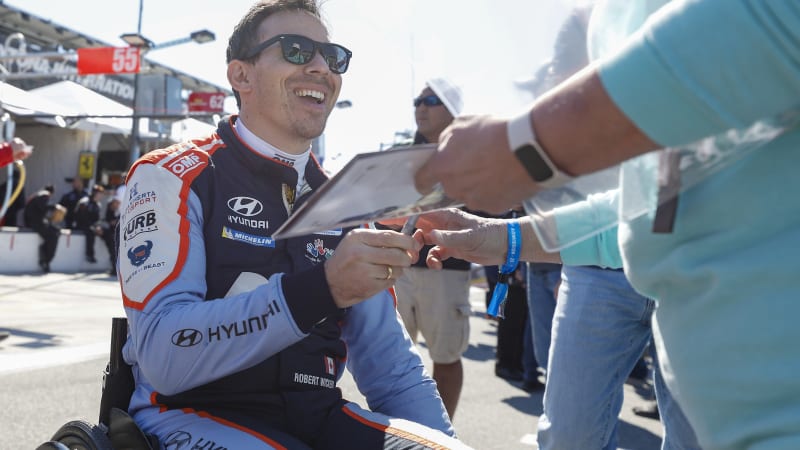 Paralyzed driver Robert Wickens wins IMSA class title at Road Atlanta