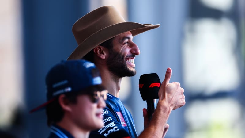 Ricciardo back on track and grinning again at F1's U.S. Grand Prix