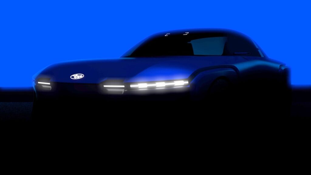 Subaru teases electric sports car ahead of Tokyo reveal