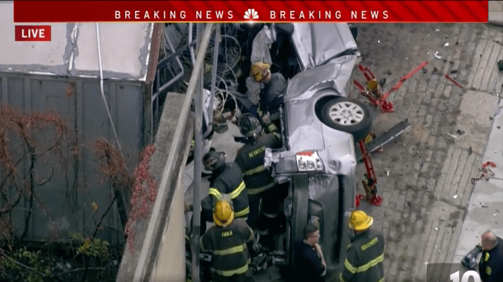 Two Dead After A Minivan Flipped Onto A Philadelphia Sidewalk