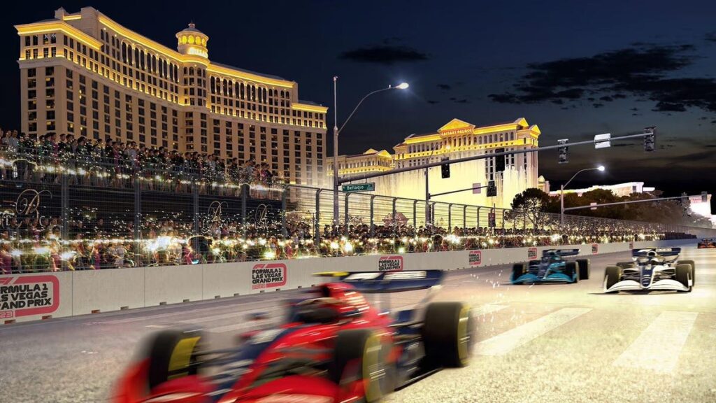 Vegas Residents Tear Down Film Placed Over Pedestrian Bridges To Blocks View Of F1 Race