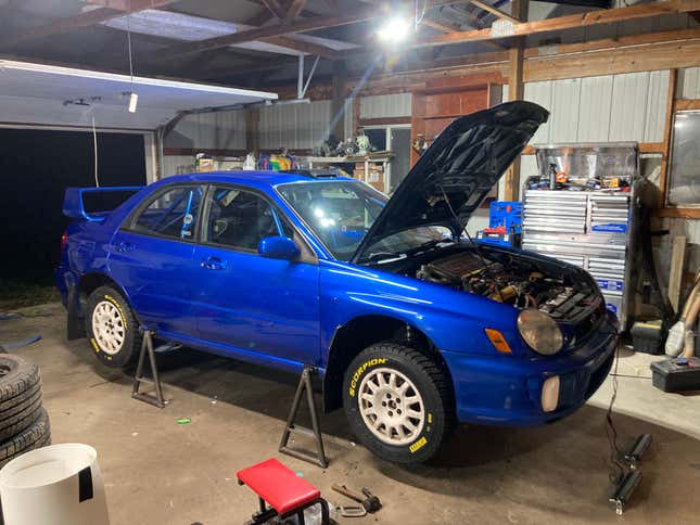 Image for article titled A Clean Bugeye WRX Had To Die So A Rally Car Could Live