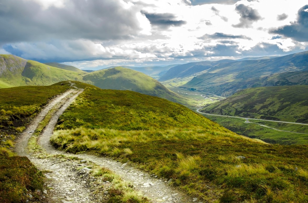 A view of Braemar in the Scottish Highlands 