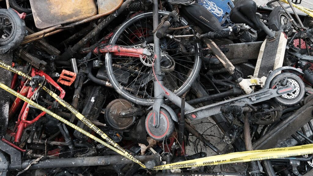 'Explosive’ E-Bike Fires Have Killed 17 In New York In 2023