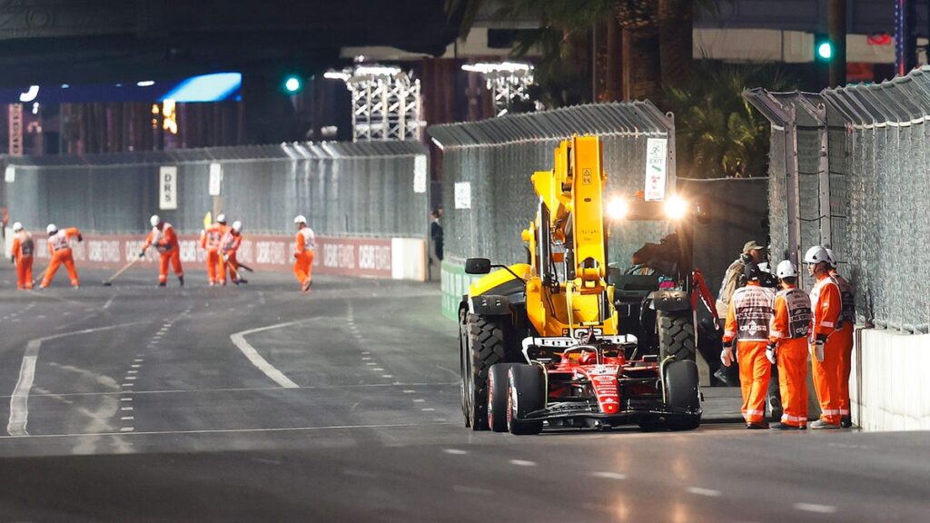 Las Vegas Bites Back As Drain Hole Cover Ends Grand Prix Practice After Just 8 Minutes