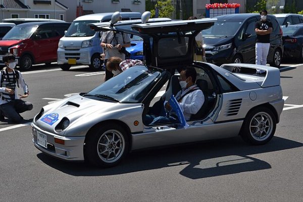 Autozam AZ-1 parked outside