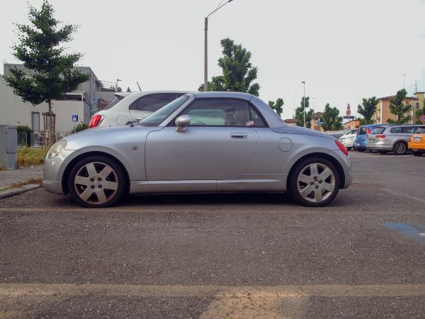 Daihatsu Copen parked outside