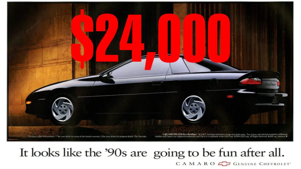 Here's $24,000. Buy something new in 1995