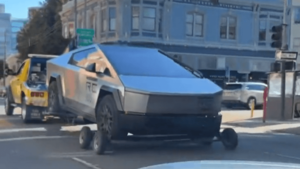 Even A Tesla Cybertruck Prototype Can't Mess With San Francisco Parking Enforcement