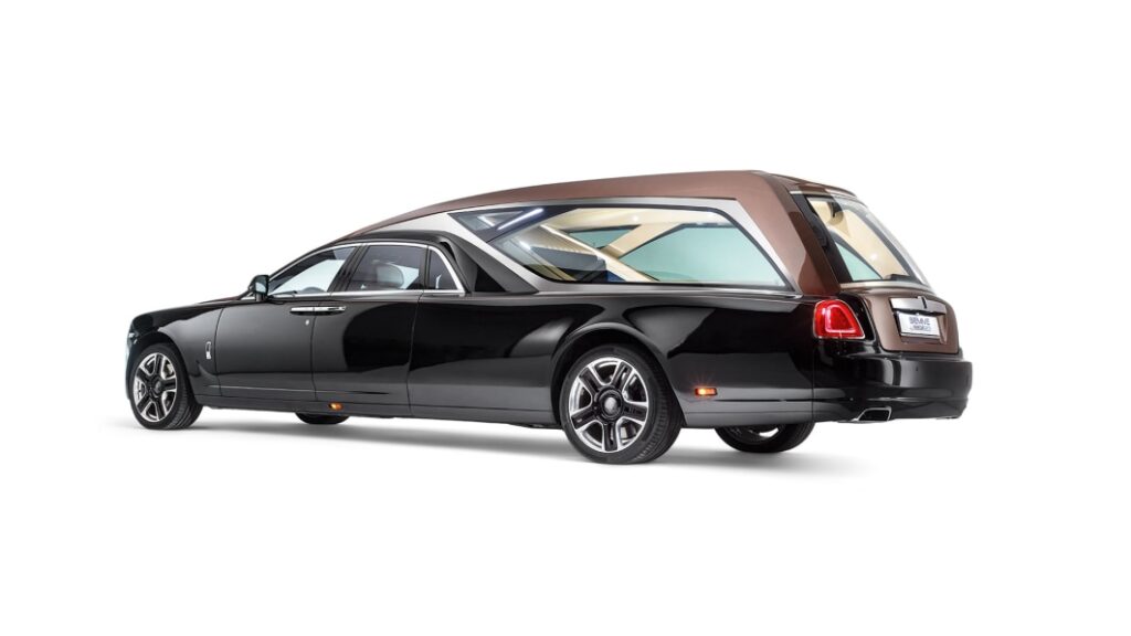 Hearse based on Rolls-Royce Ghost called the Ghoster, may be too on-the-nose