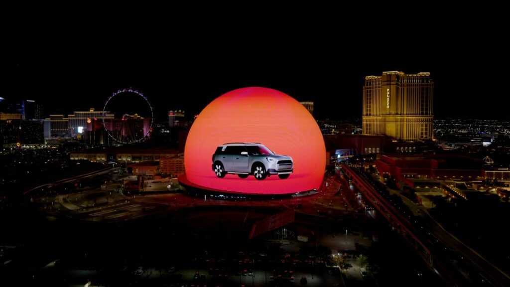 Mini takes center stage on the Sphere in Las Vegas