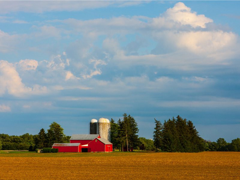 Farm in rural Ontario