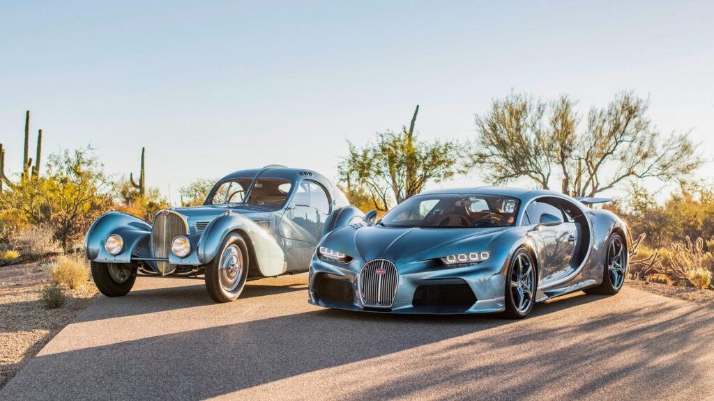 Bugatti Chiron Inspired By Type 57 SC Atlantic Was A 70th Birthday Present From The Owner To Herself