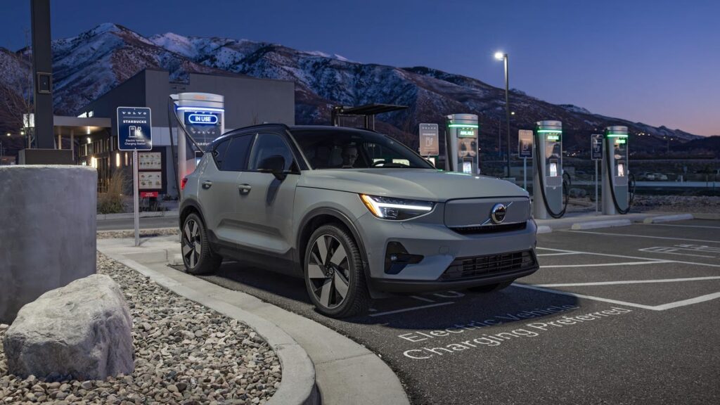 Volvo Opens First 50 EV Fast-Charging Stations At 15 Starbucks Locations