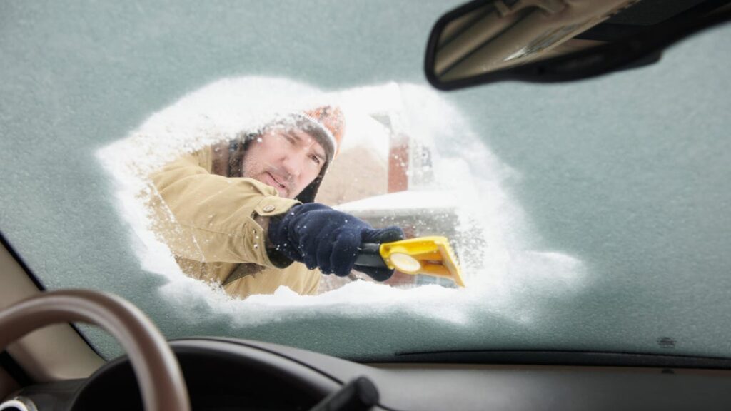 Go Ahead, Pour Warm Water On Your Frozen Windshield. See What Happens