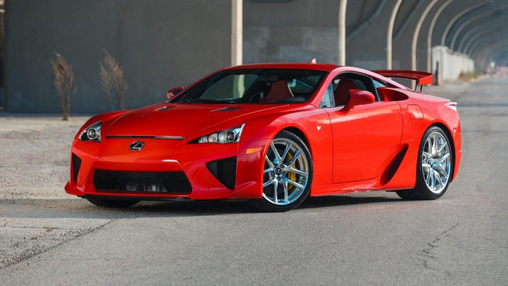 Millionaires, Go Bid On The Reddest Lexus LFA You've Ever Seen