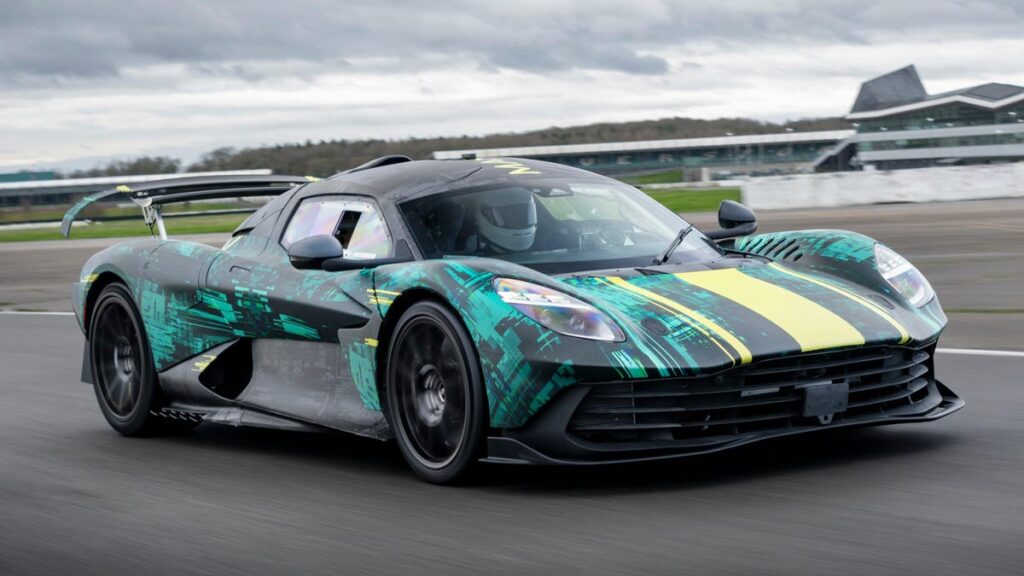 Aston Martin Valhalla PHEV Supercar Starts Testing At Silverstone, Revealing New Details