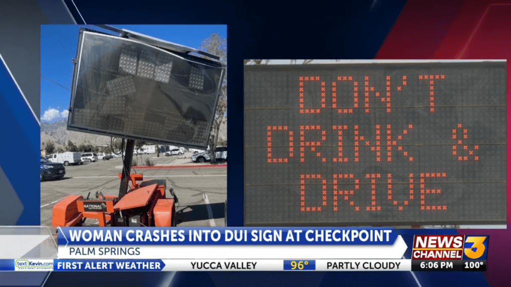 Driver Pleads Guilty To Drinking Pint Of Tequila And Hitting Drunk Driving Sign