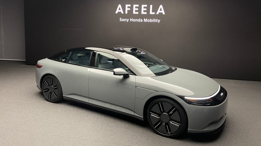 Sony And Honda Are Still Building A Car Named Afeela Together, Unveil Near-Production Prototype At CES