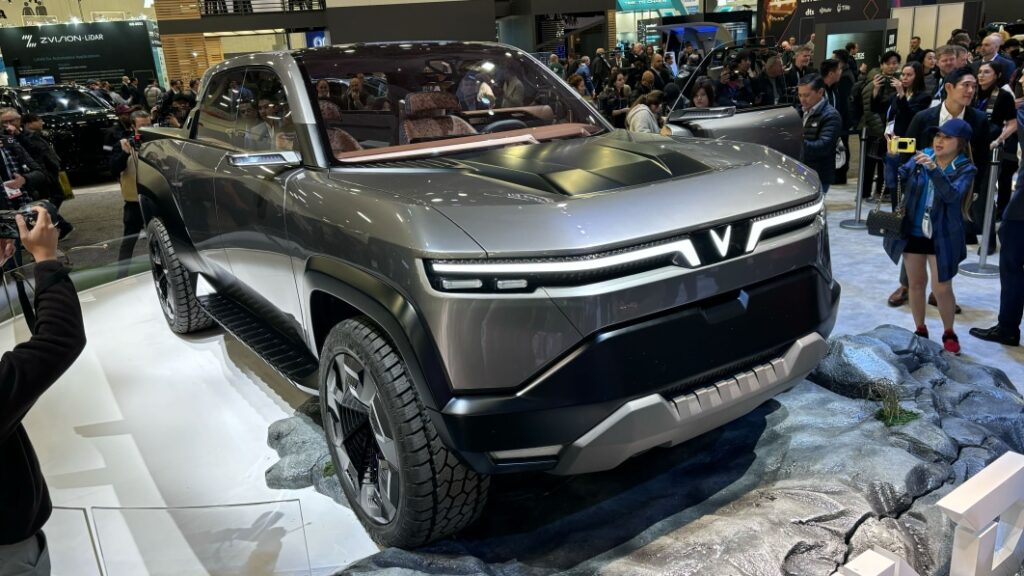 VinFast Wild pickup truck concept revealed at CES 2024