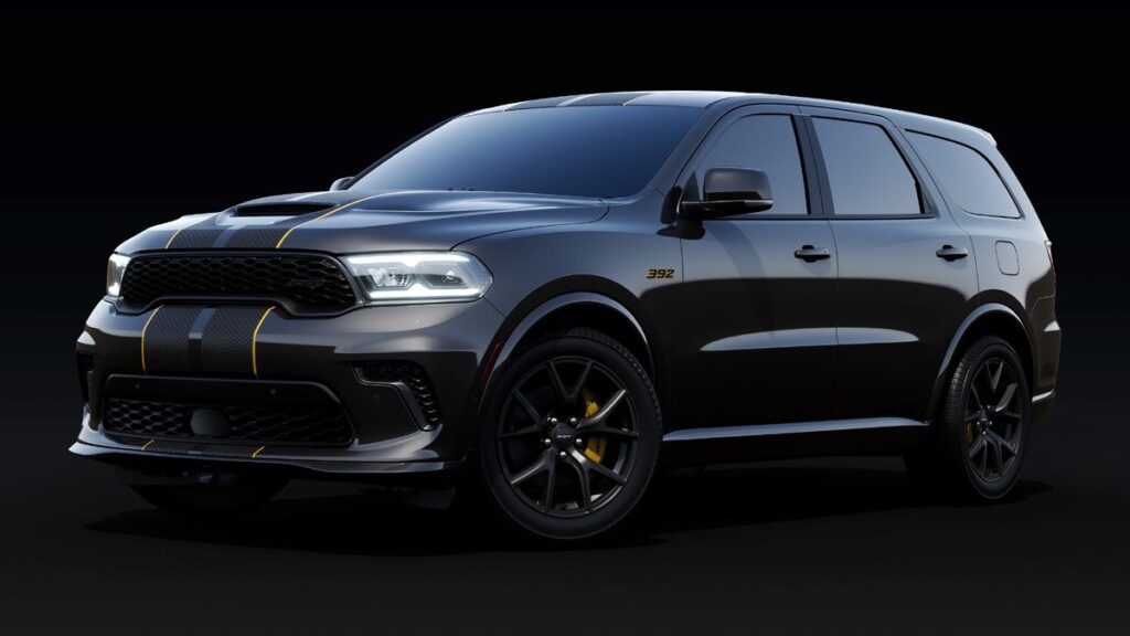 Dodge Durango SRT AlcHEMI Commemorates The Last Year Of The V8 With A Silly Name And Some Stripes