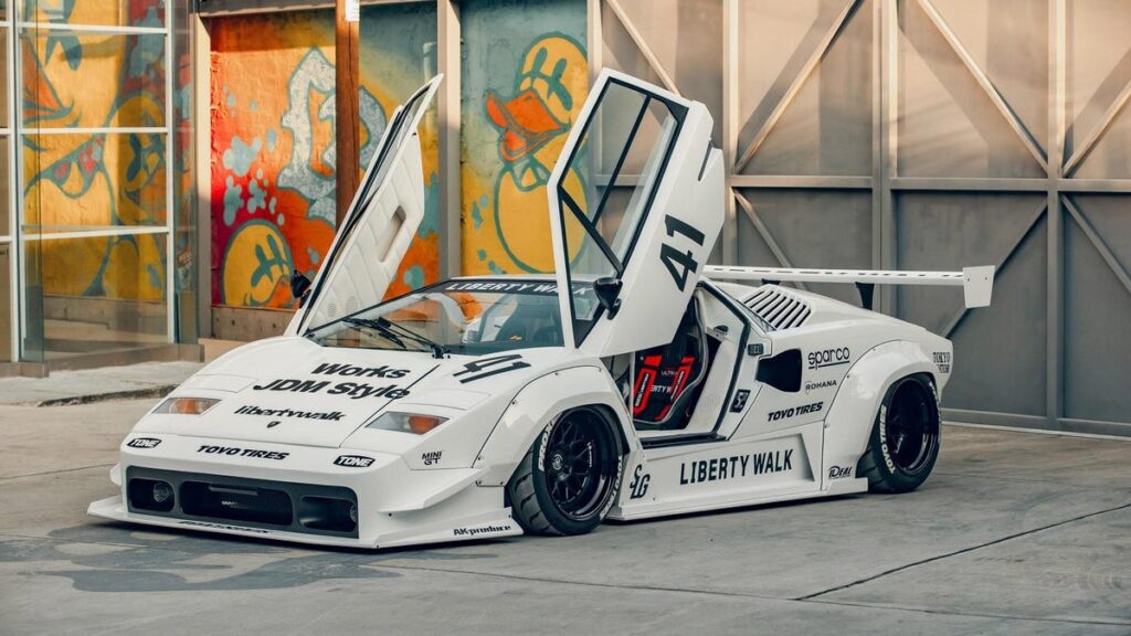 Liberty Walk Unveils Widebody Lamborghini Countach, Says 'We Are Doing Whatever We Want'