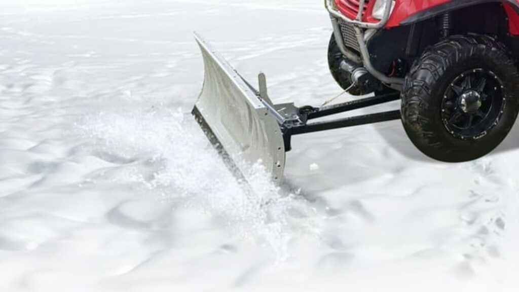 Gear up for 2024 winter storms with this ATV snow plow blade, now 68% off at Walmart