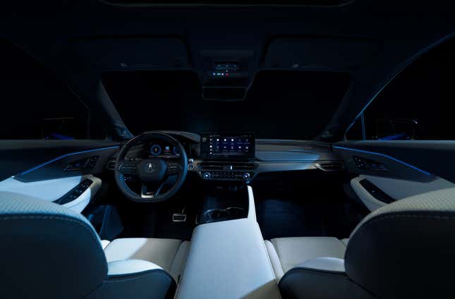 2024 Acura ZDX Type S interior