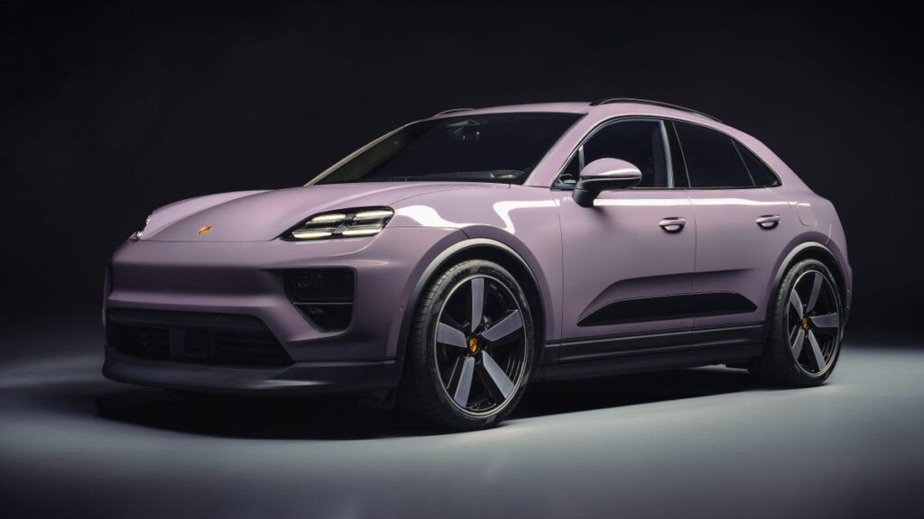 2024 Porsche Macan EV Has Up To 630 HP, Starts At $80,450 And Comes In Lavender