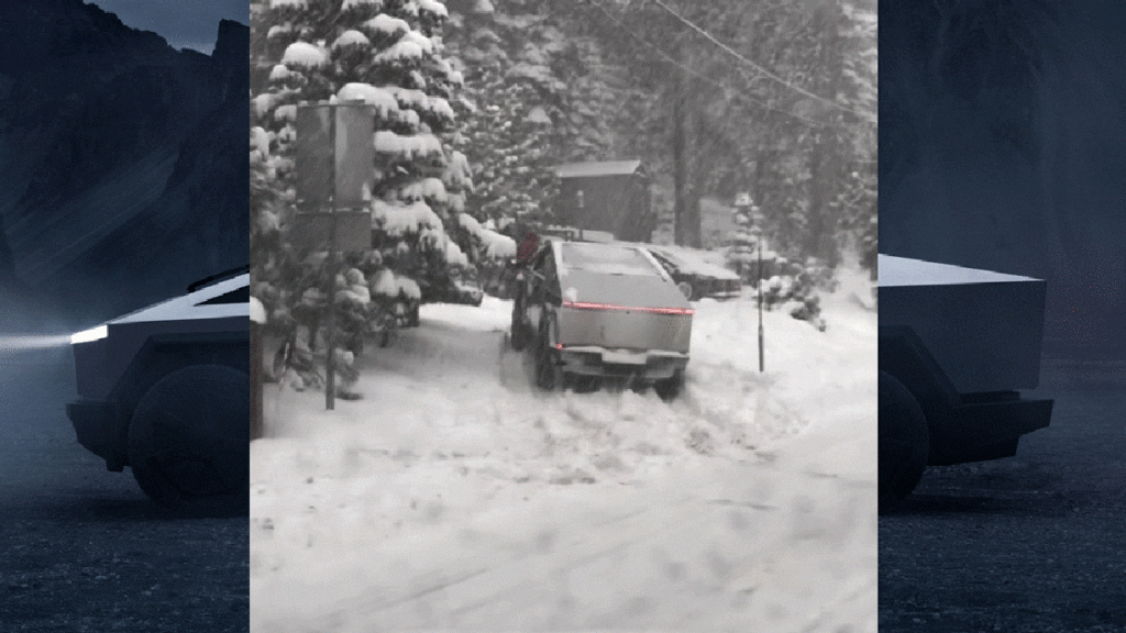 Cybertrucks Keep Getting Stuck In Snow