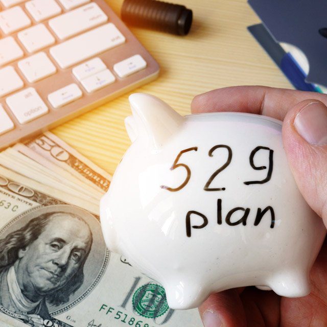 529 plan piggy bank