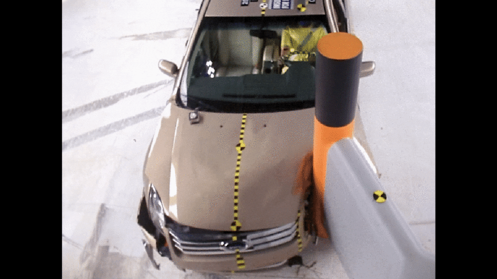Previously Unseen Videos Show Shocking Carnage In Early Development Of The IIHS’ Small-Overlap Crash Test