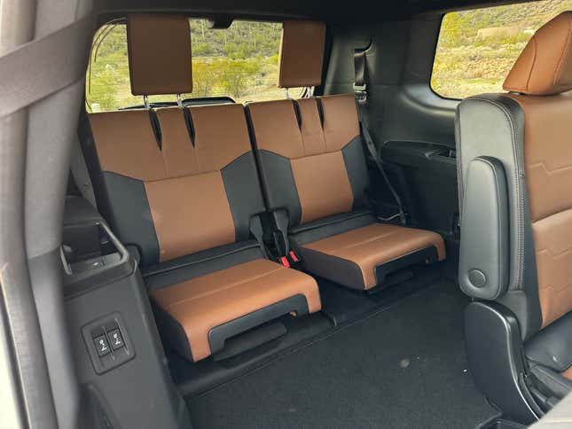 Third-row seats of a 2024 Lexus GX 550