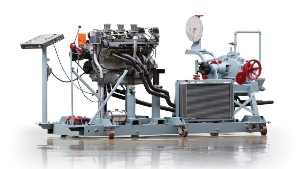 This Vintage Ferrari V12 Engine Dyno Would Look Great In Your Living Room