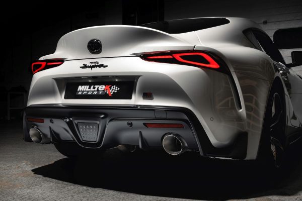 Catback exhaust on Supra