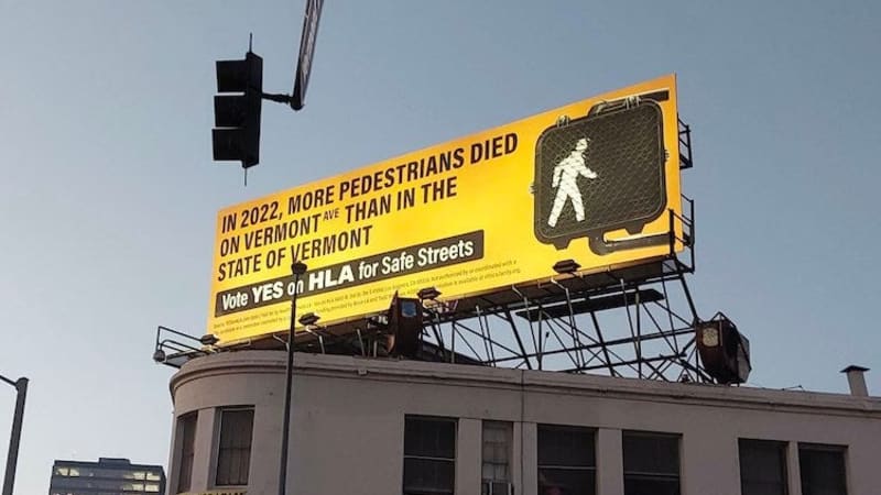 More pedestrians died on L.A.'s Vermont Avenue than in the state of Vermont — its ad for making streets safer