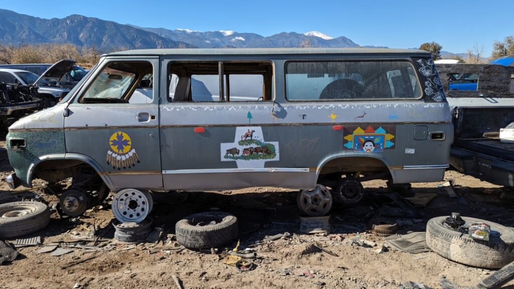 Junkyard Gem: 1976 Chevrolet Sportvan Beauville 'War Pony'